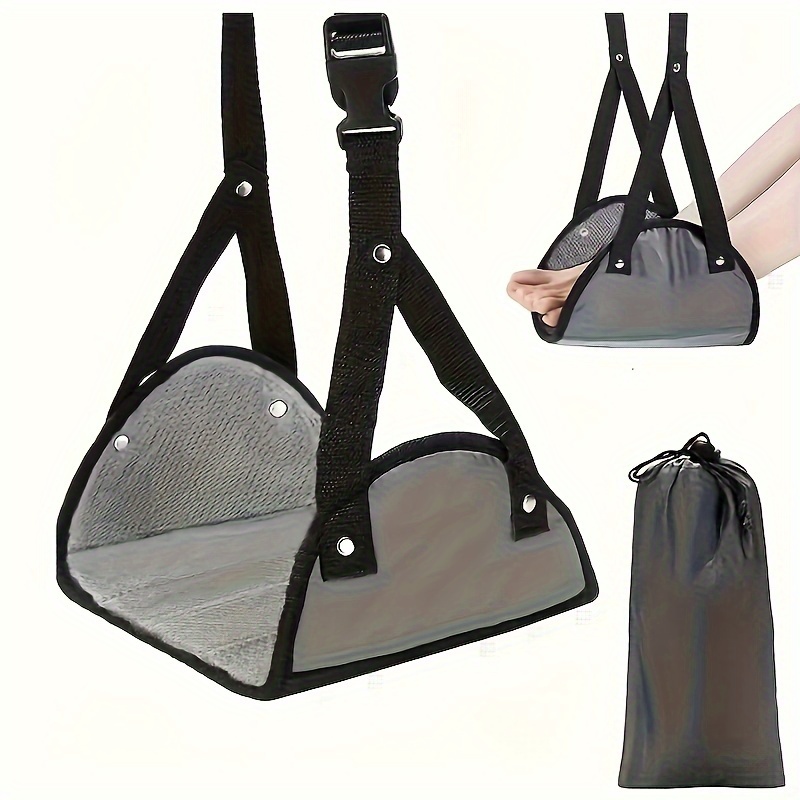 Travel Accessories Long Flight - Regulowany wiszący hamak na nogi, przenośny,