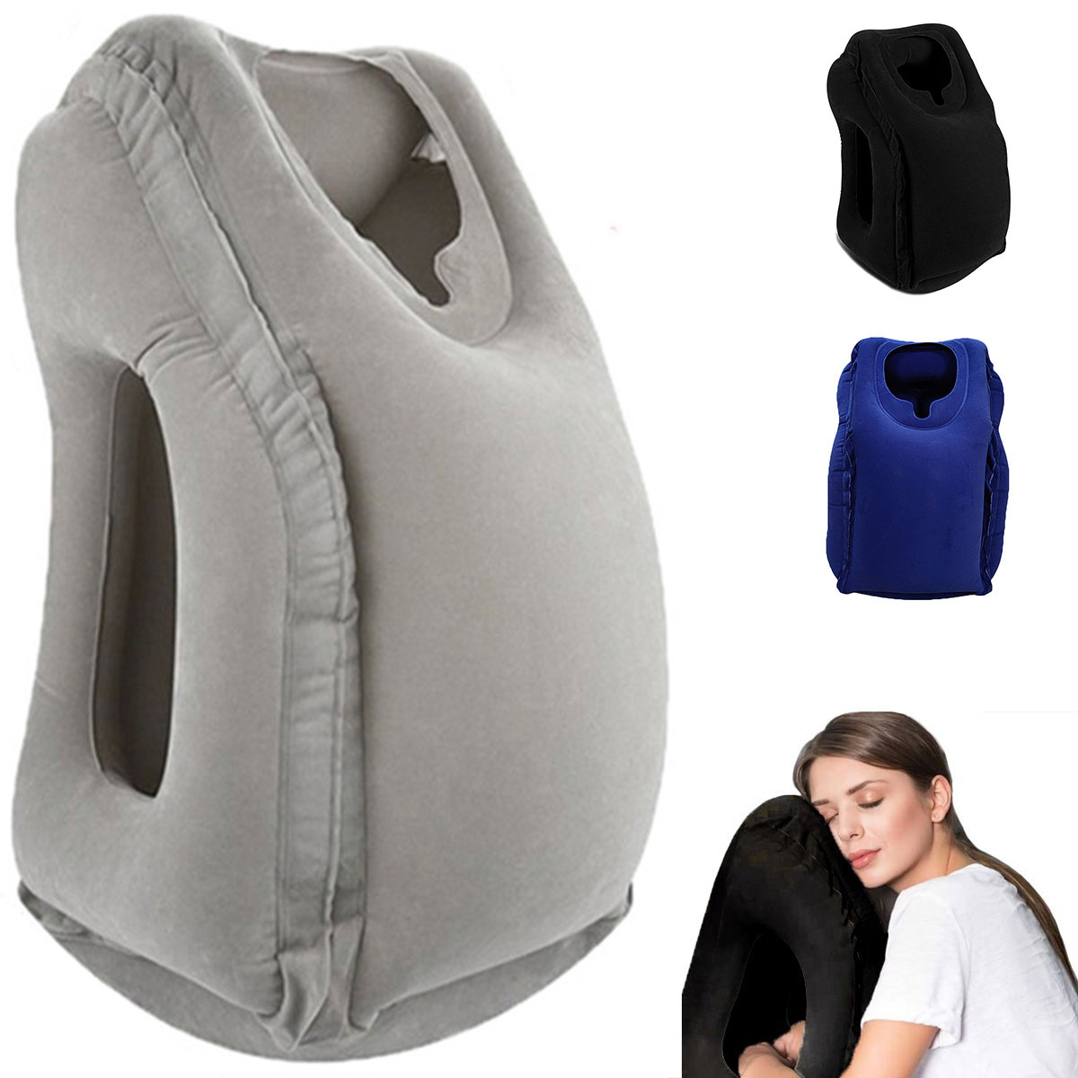 Travel Accessories Long Flight - Nadmuchiwana poduszka podróżna, akcesoria podróżne z
