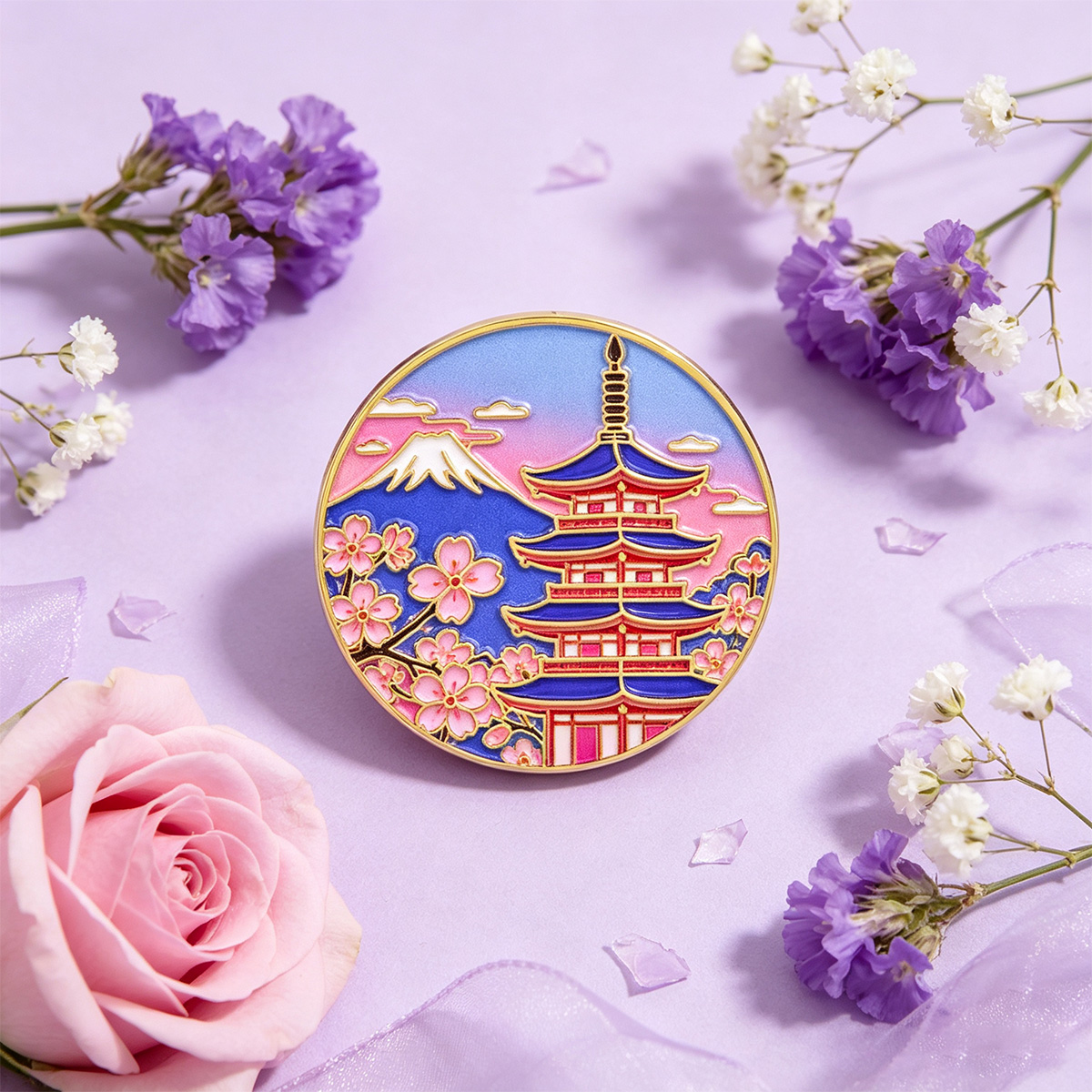 Emaliowana przypinka z motywem – Travel Accessories Jewelry recenzja i cena