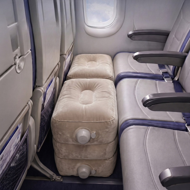 Nadmuchiwany podnóżek do lotów – Travel Accessories Long Flight recenzja i cena