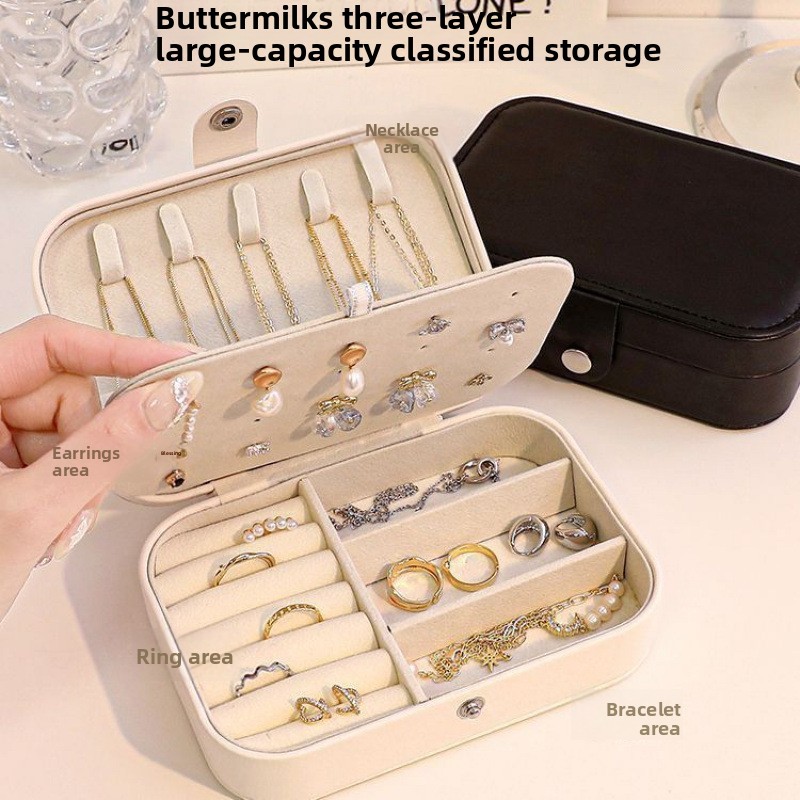 Przenośne mini pudełko na biżu – Travel Accessories Jewelry recenzja i cena