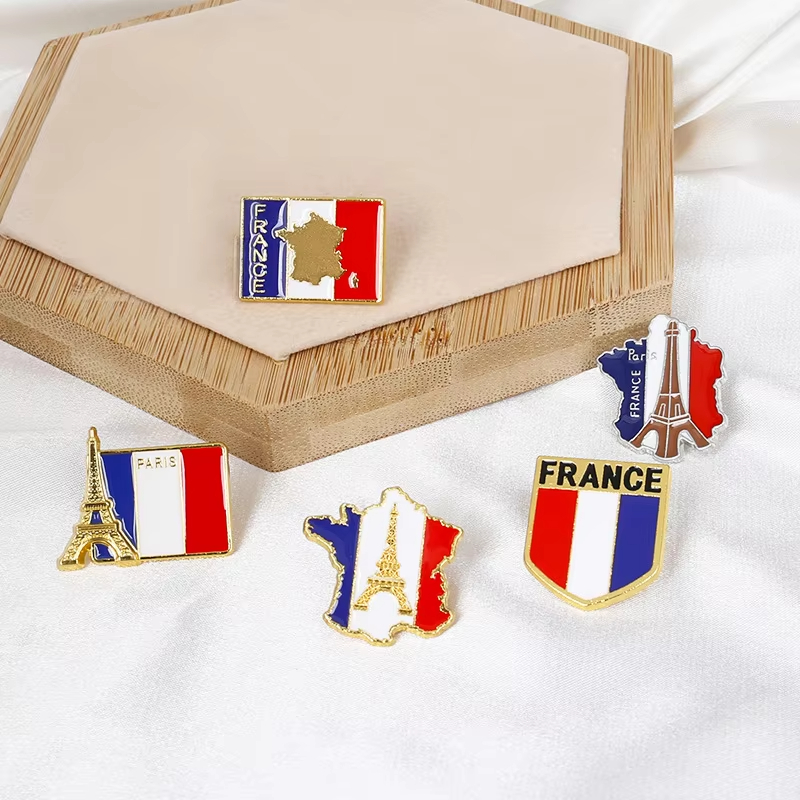 Emaliowane przypinki z flagą F – Travel Accessories Jewelry recenzja i cena